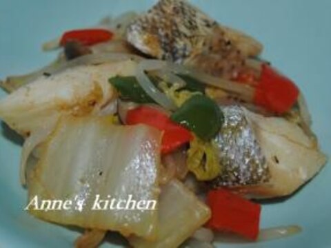 鱈と白菜の蒸し焼き